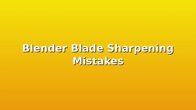 Blender Blade Sharpening Mistakes - PureeCraft review with measurements and honest opinion