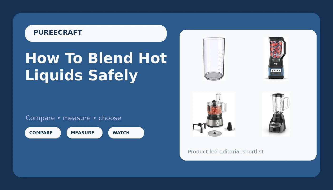 How To Blend Hot Liquids Safely - PureeCraft review with measurements and honest opinion