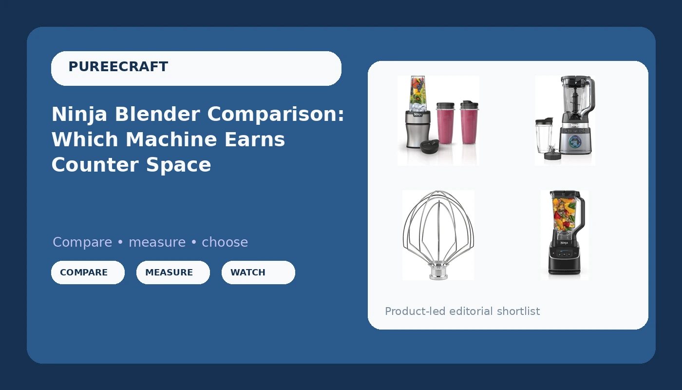 Ninja Blender Comparison: Which Machine Earns Counter Space
