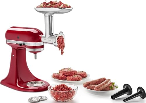 KitchenAid KSMMGA Food Grinder Attachment for All KitchenAid Stand Mixers
