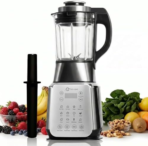 1500W Glass Blender with Tamper